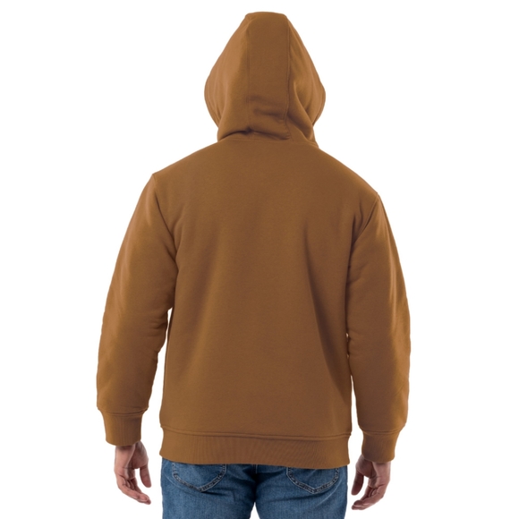Wrangler Men's Long Sleeve Full Zip Fleece Hoodie - Picture 4 of 6